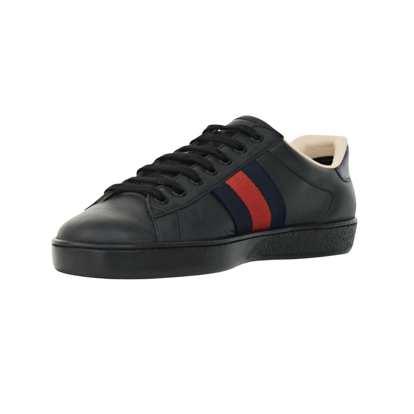 Gucci Ace Embroidered Sneaker | Black | Size 8