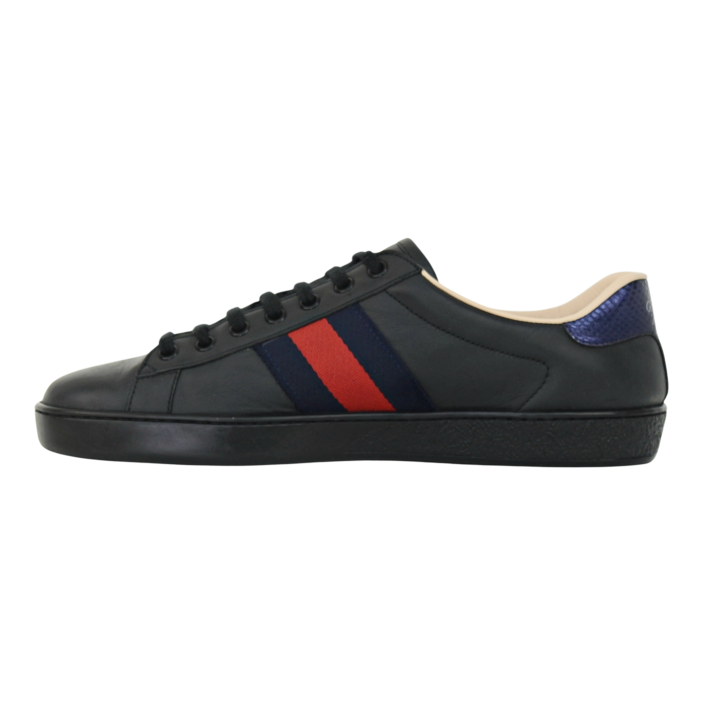 Gucci Ace Embroidered Sneaker | Black | Size 8