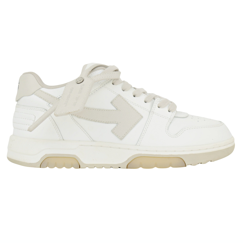 Off-White Out Of Office | Beige & White | Size 7