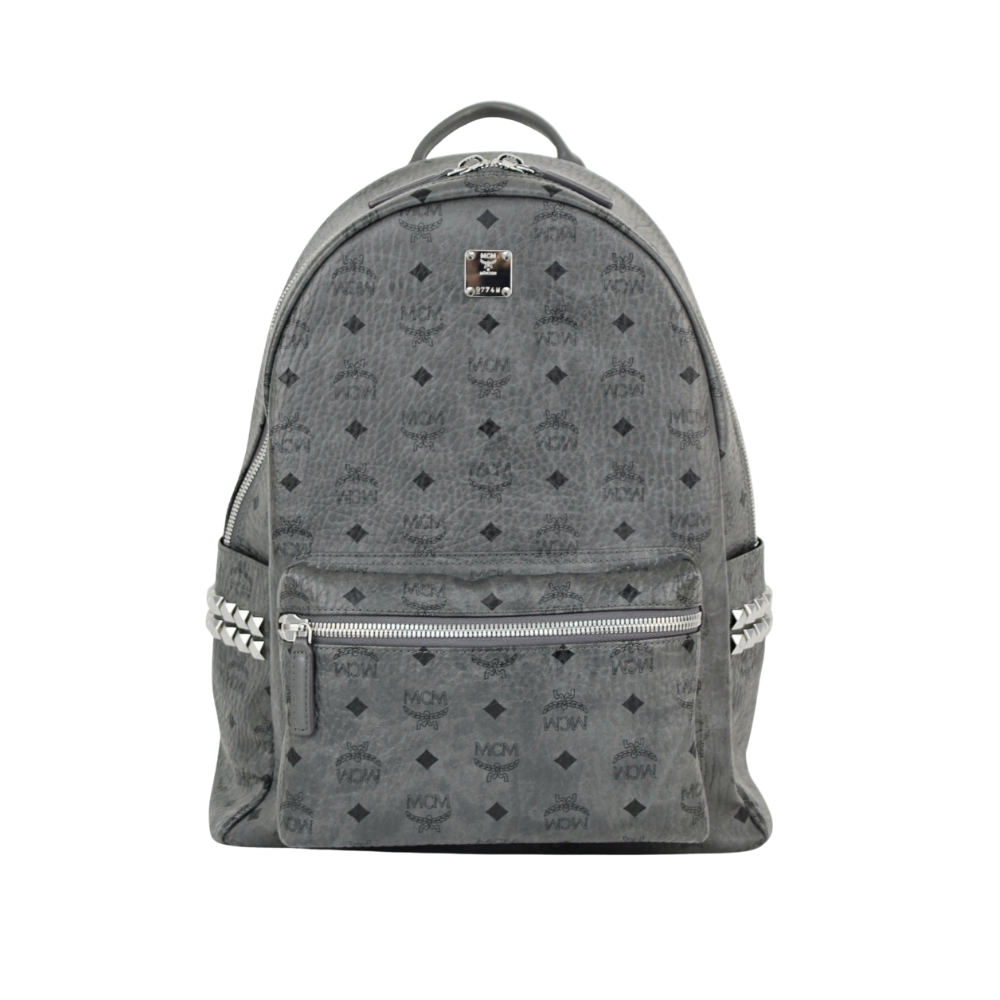 MCM VISETOS MEDIUM BACKPACK | GREY