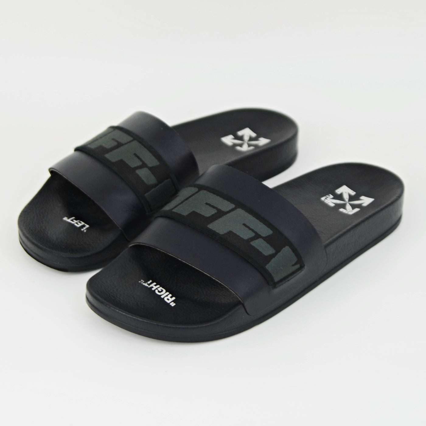 Off-White Industrial Sliders | BLACK | SIZE 9