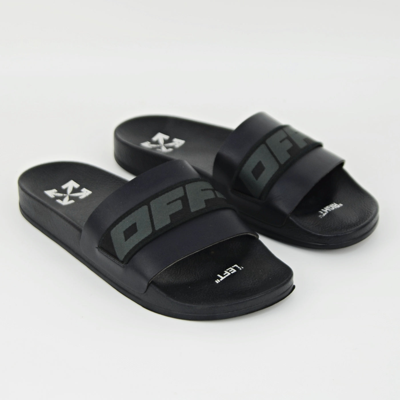 Off-White Industrial Sliders | BLACK | SIZE 9