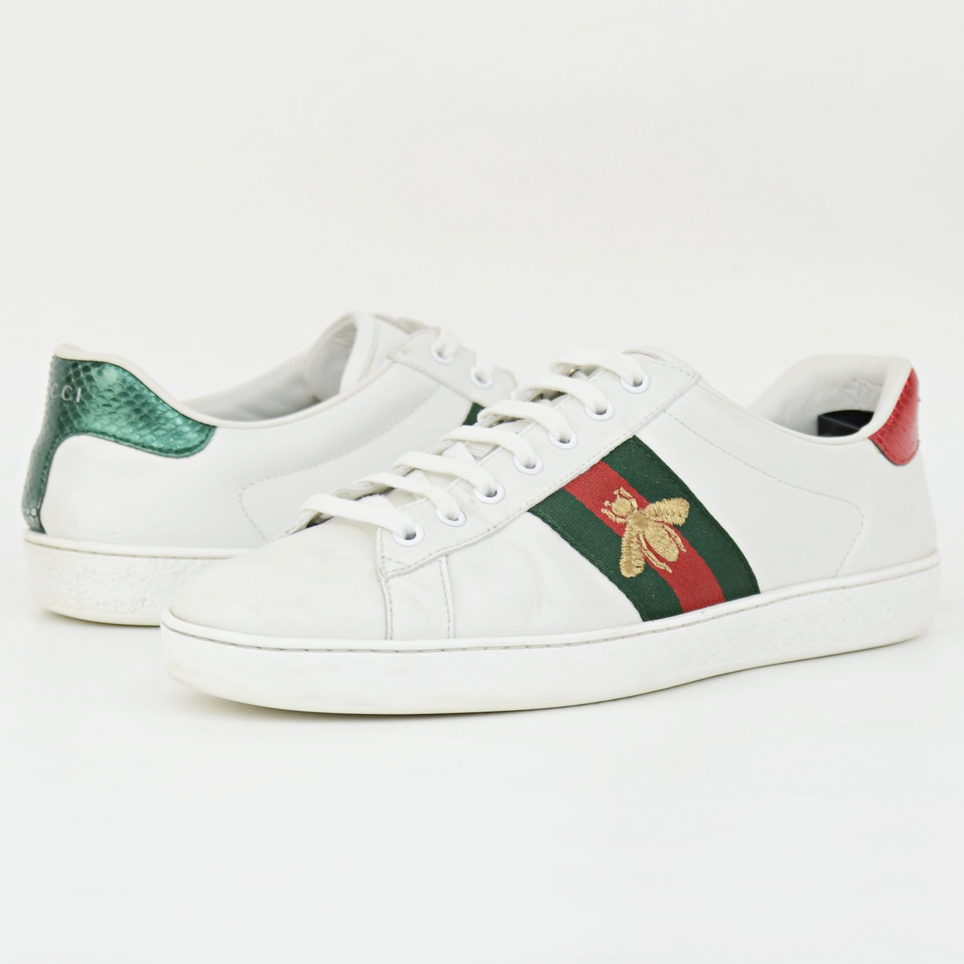 Gucci Ace Embroidered Sneaker | White | Size 9