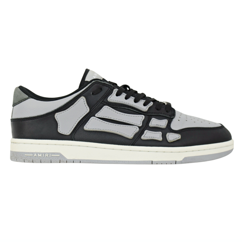 Amiri Skel Low Top | Black & Grey | Size 9