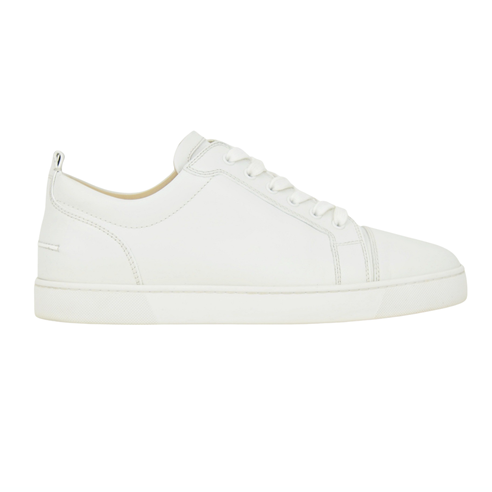 Christian Louboutin Louis Junior Flat | White | Size 10