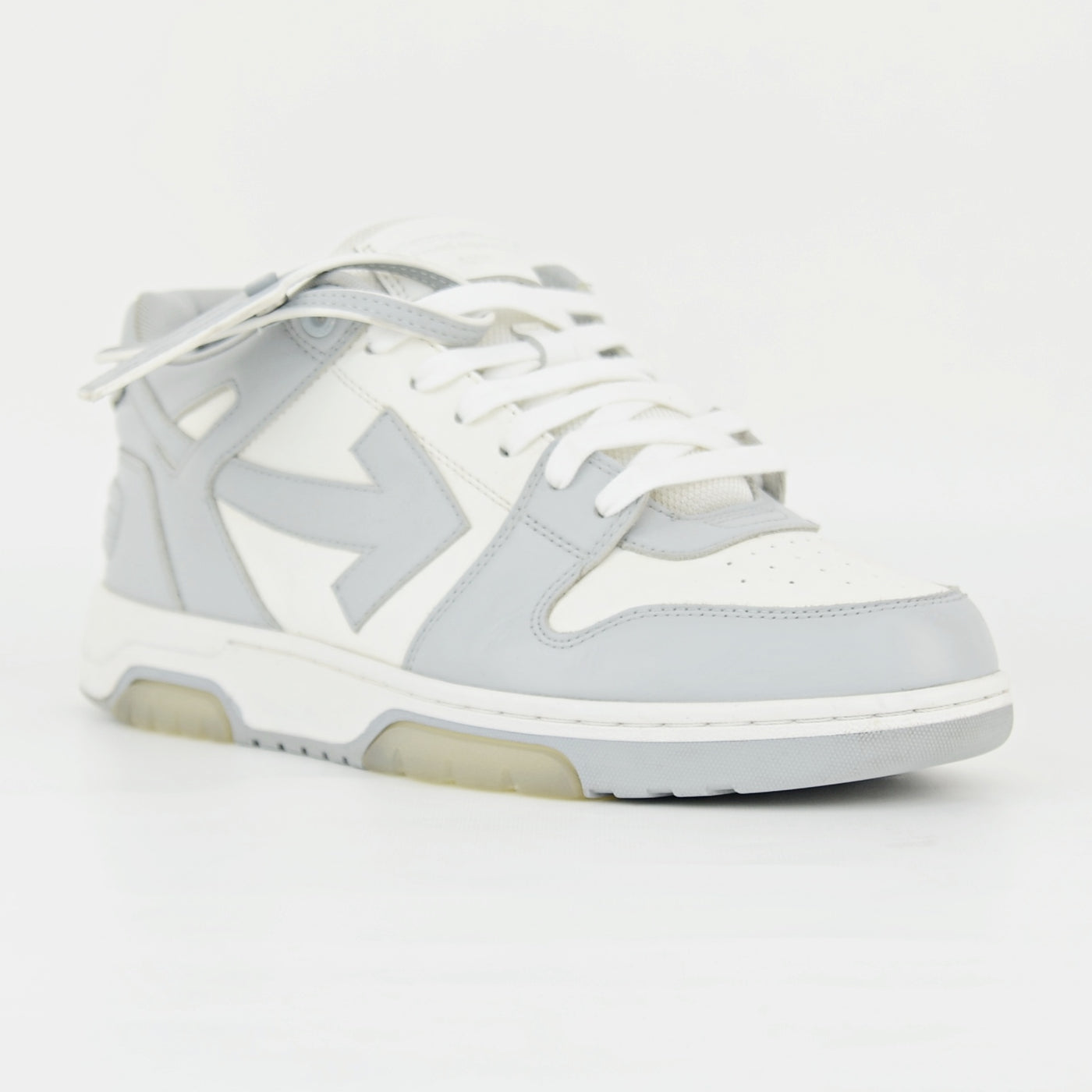 Off-White Out Of Office | Grey & White | Size 10