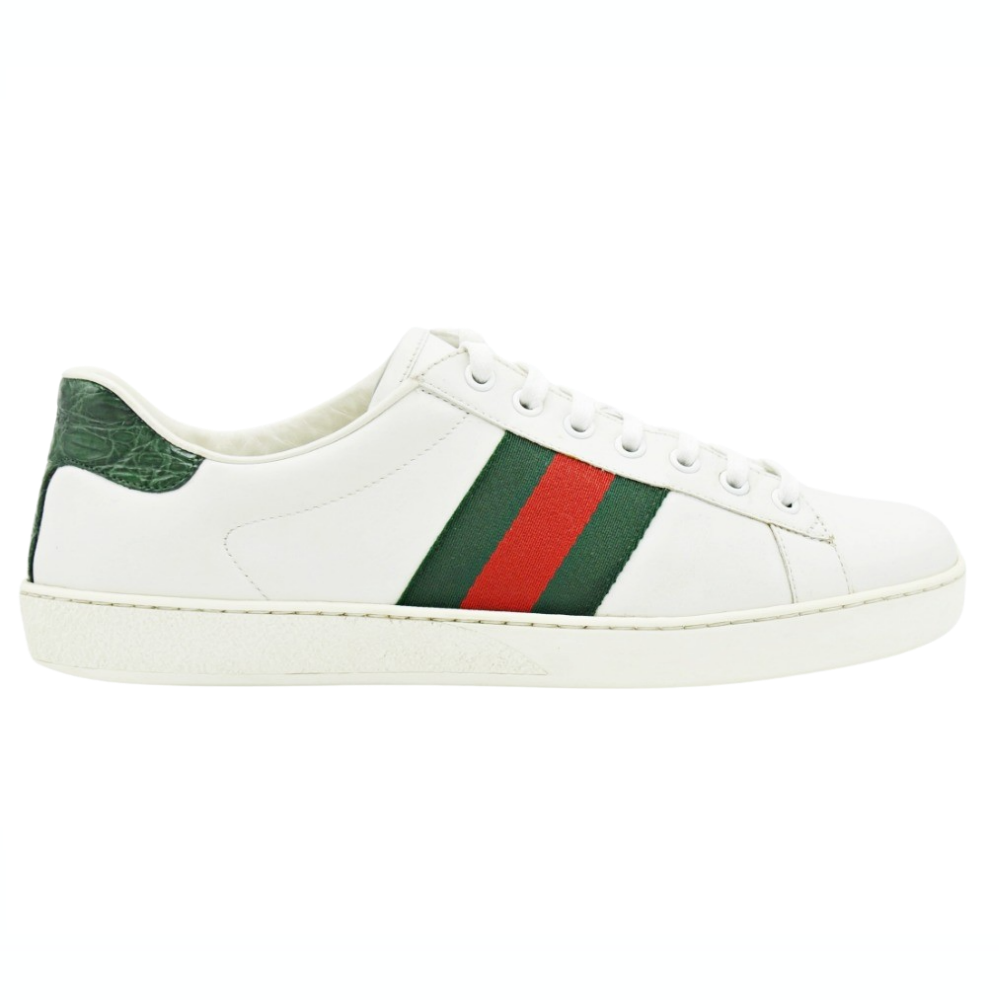 Gucci Ace Embroidered Sneaker | White | Size 8