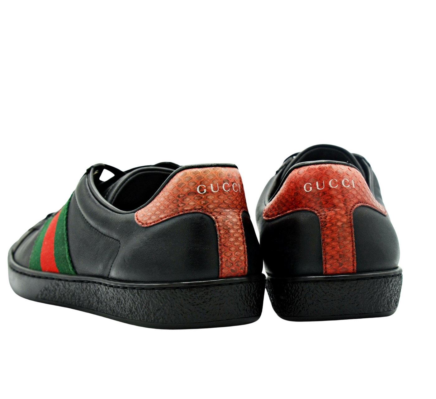 Gucci Ace Embroidered Sneaker | Black | Size 7.5