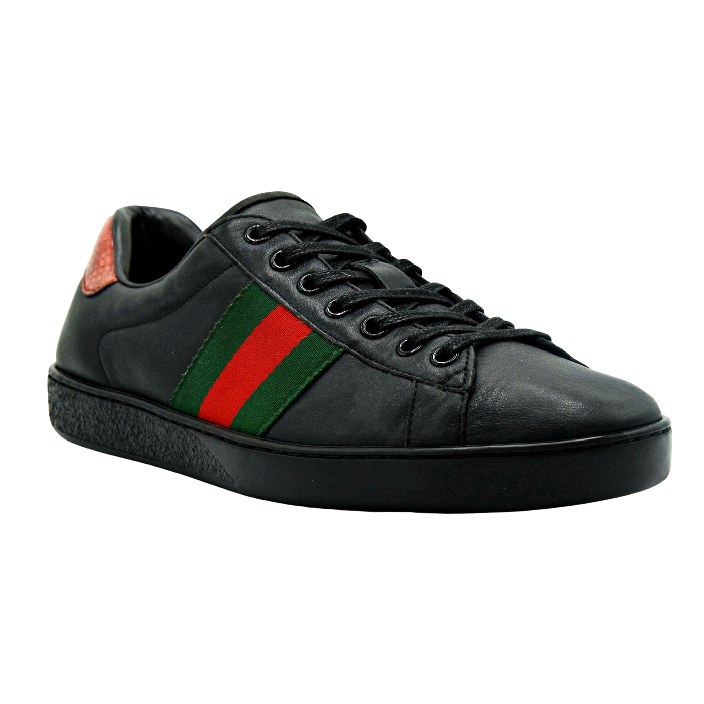 Gucci Ace Embroidered Sneaker | Black | Size 7.5