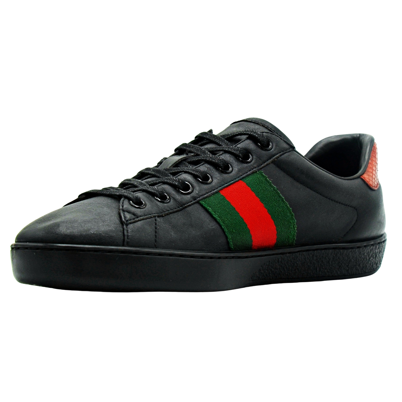 Gucci Ace Embroidered Sneaker | Black | Size 7.5