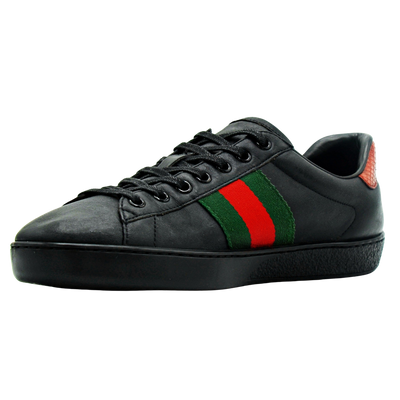 Gucci Ace Embroidered Sneaker | Black | Size 7.5