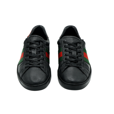 Gucci Ace Embroidered Sneaker | Black | Size 7.5