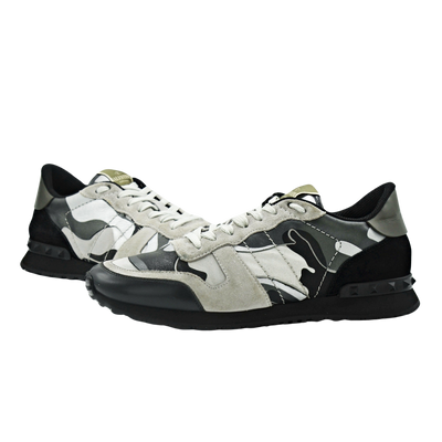 Valentino Rock Runner | Black & Grey | Size 8