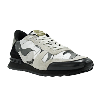 Valentino Rock Runner | Black & Grey | Size 8