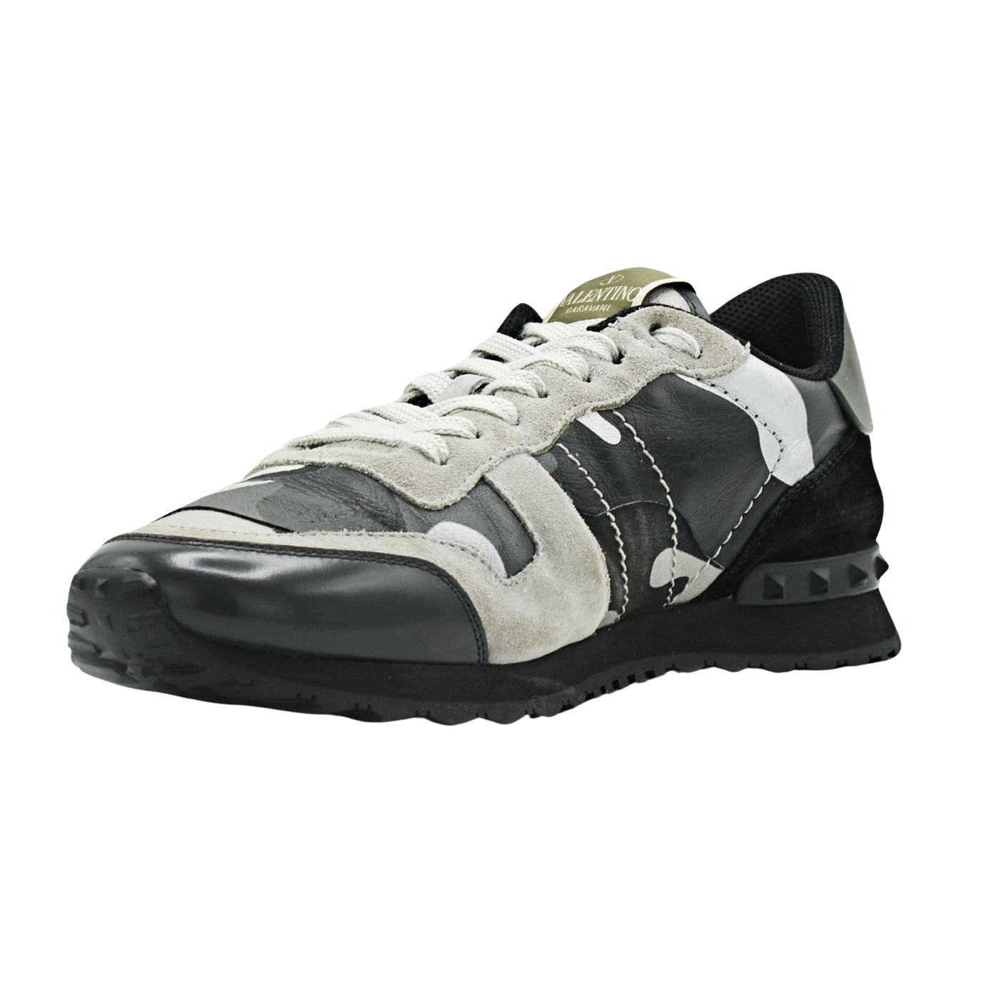 Valentino Rock Runner | Black & Grey | Size 8