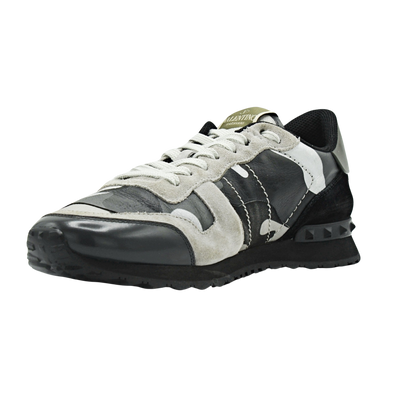 Valentino Rock Runner | Black & Grey | Size 8