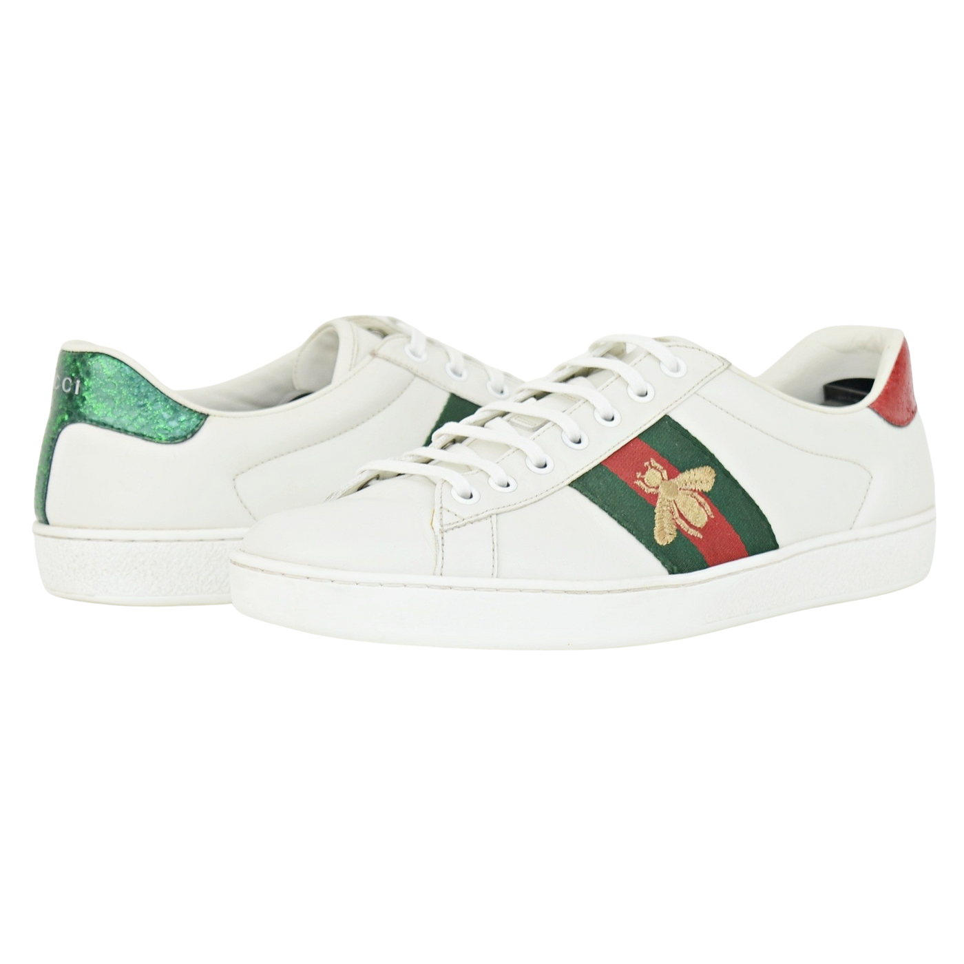 Gucci Ace Embroidered Sneaker | White | Size 8