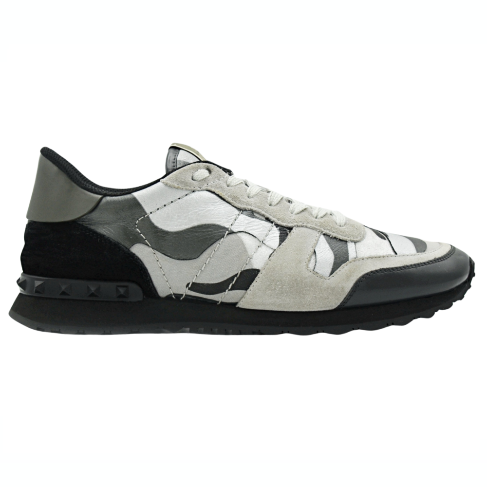 Valentino Rock Runner | Black & Grey | Size 8