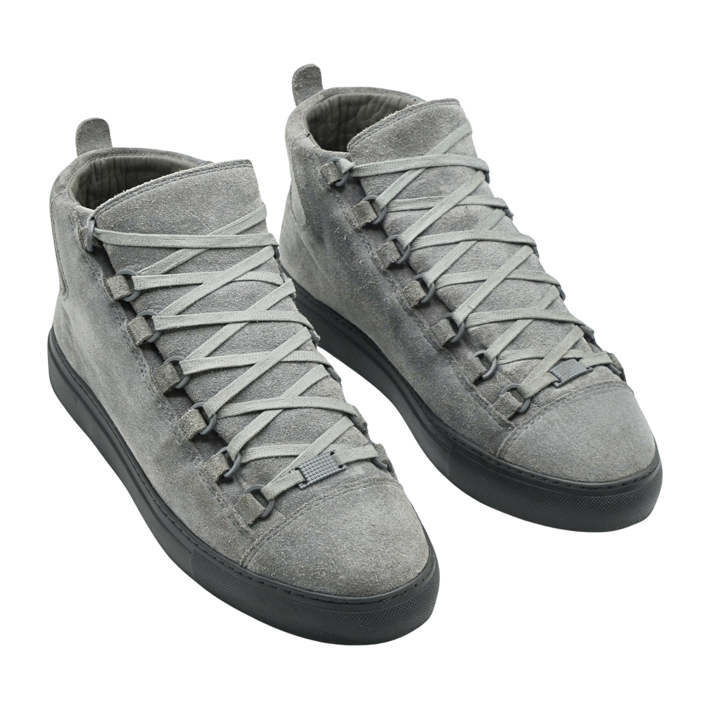 Balenciaga Arena Glossed Suede High Top Grey  Where To Buy  509570  The  Sole Supplier