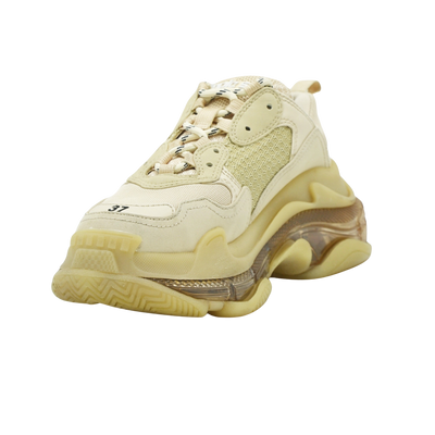 Balenciaga Triple S | Beige Clear Sole | Size 4