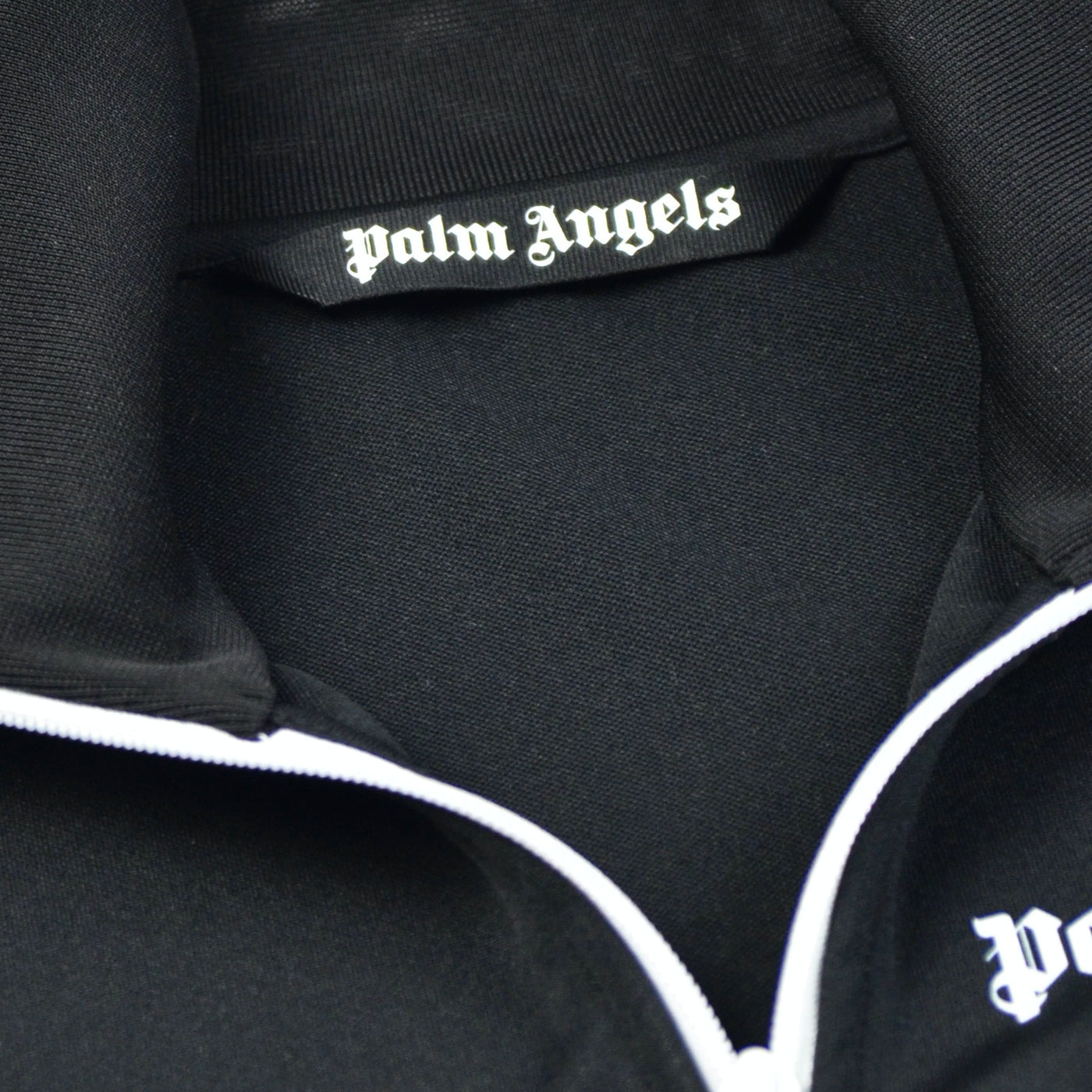 Palm Angels Track Jacket | Black & White | Large