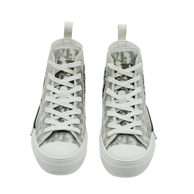 Womens Dior B23 | Grey & White Oblique | Size 4