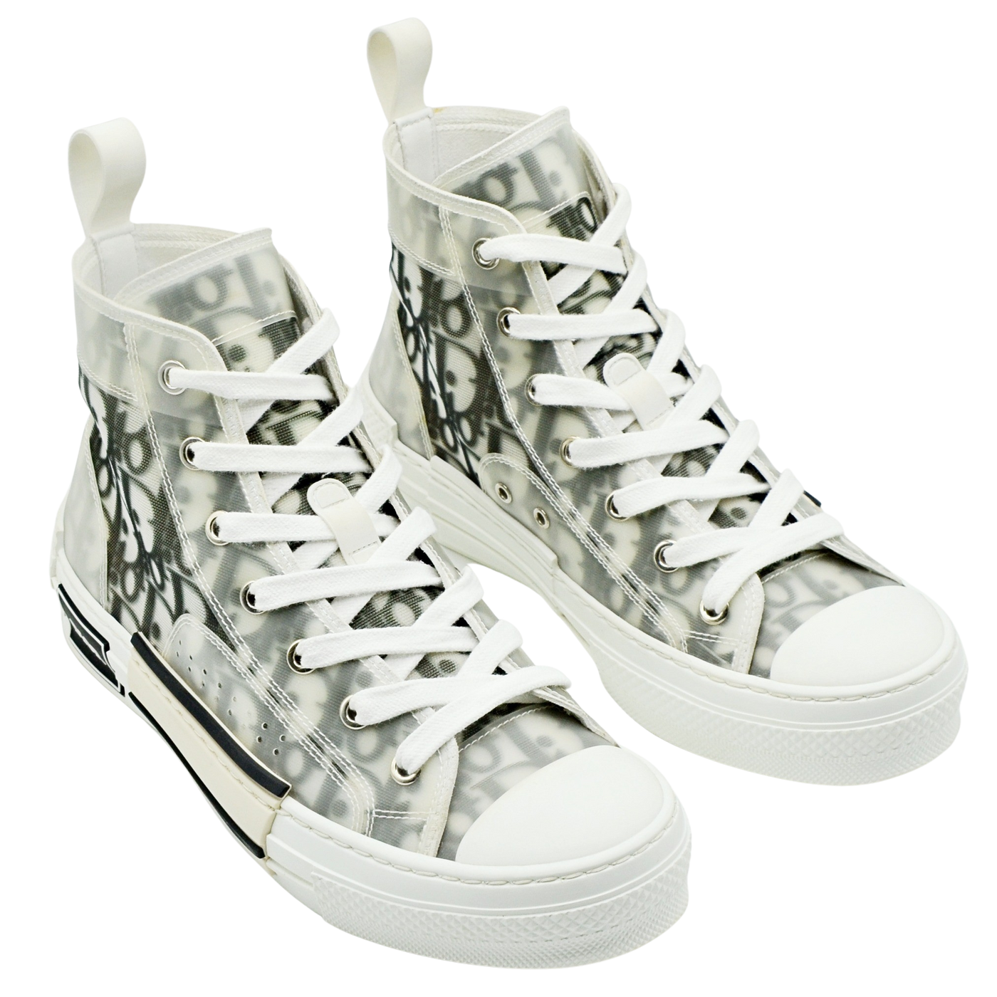 Womens Dior B23 | Grey & White Oblique | Size 4