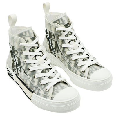 Womens Dior B23 | Grey & White Oblique | Size 4