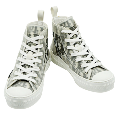 Womens Dior B23 | Grey & White Oblique | Size 4