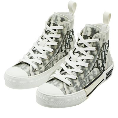 Womens Dior B23 | Grey & White Oblique | Size 4